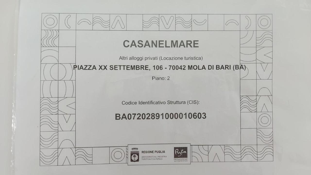 Casanelmare Apartment Mola di Bari Luaran gambar